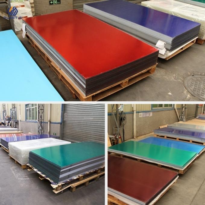4ft X 8ft Kaca berwarna Lembar Akrilik 1220mm Lebar Lama Lama OEM 11