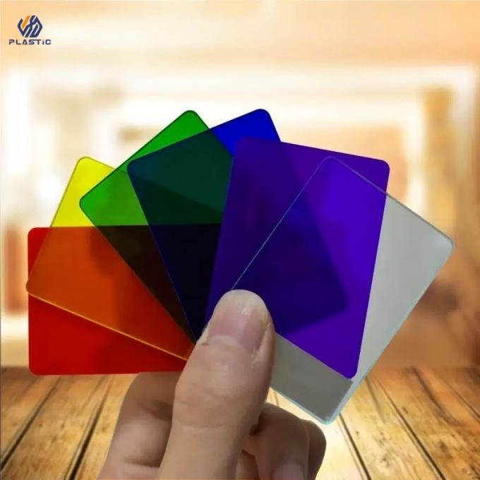 100% PMMA Plastic Color Acrylic Sheet Laser Cut Acrylic Panels Untuk Indoor dan Outdoor 2