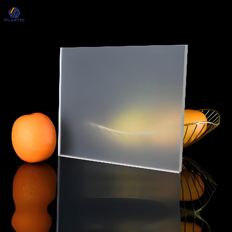 70% Light Transmission Matte Acrylic Sheet Frosted Surface Finish Perfect for Products