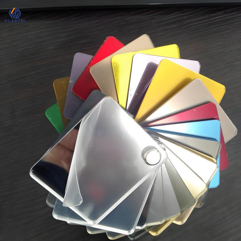 Width 1220mm Mirror Acrylic Sheet Cut To Size Rose Gold Color Option