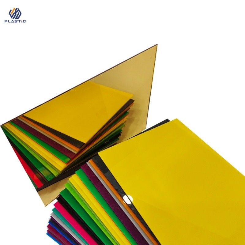Gold Mirror Acrylic Sheet 4ft X 8ft Size Perspex Mirror Panels OEM