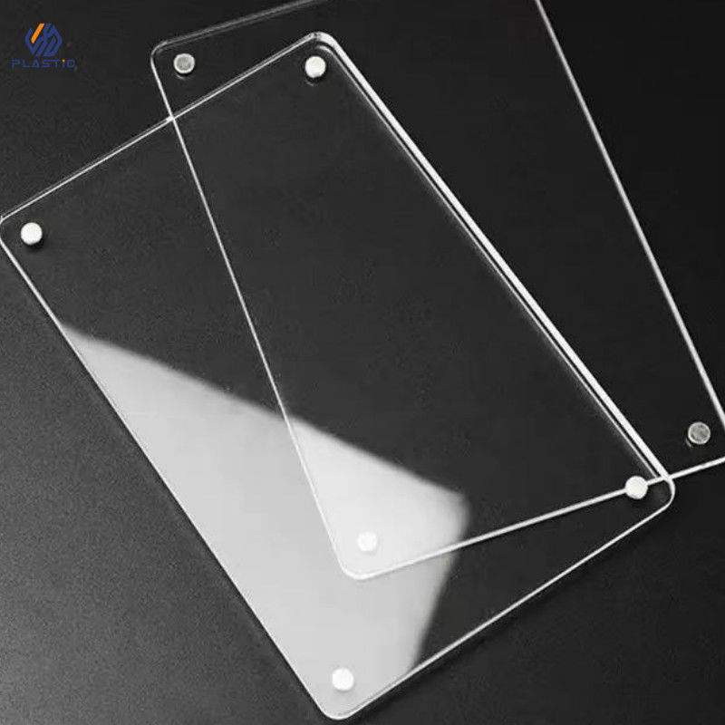 5x7inch Transparent Acrylic Photo Frame UV Resistant Customized Color