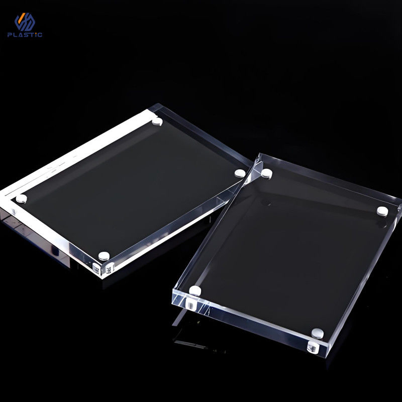 5x7inch Transparent Acrylic Photo Frame UV Resistant Customized Color