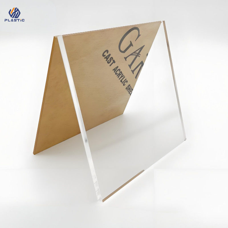 Outdoor Advertising Cut To Size Clear Perspex Sheet Heat Resistant OEM Logo