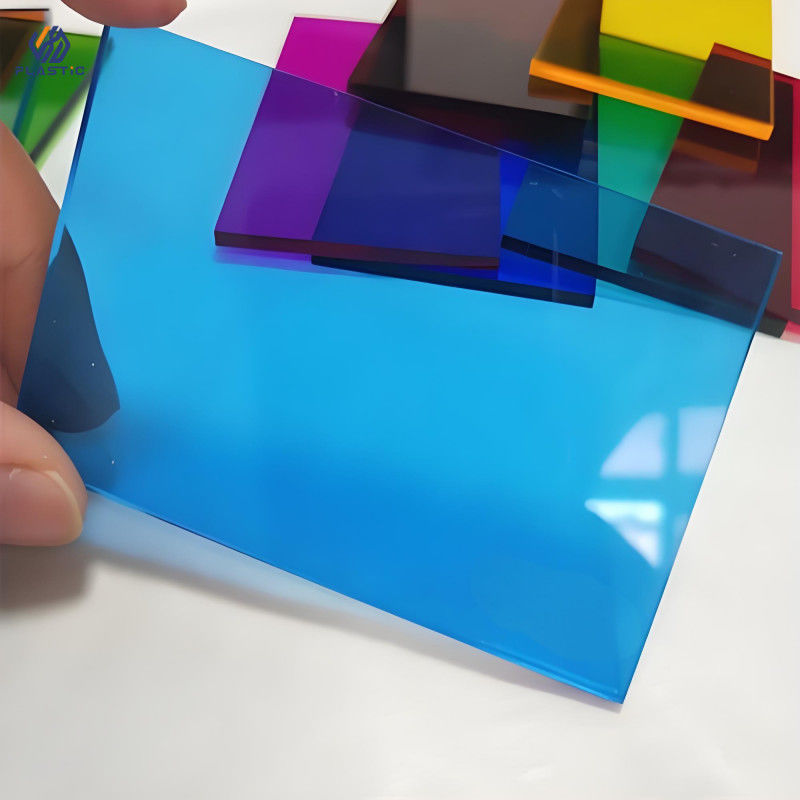 Coloured Cast Acrylic Sheet 1250x1850mm Scratch Resistant Customized Color