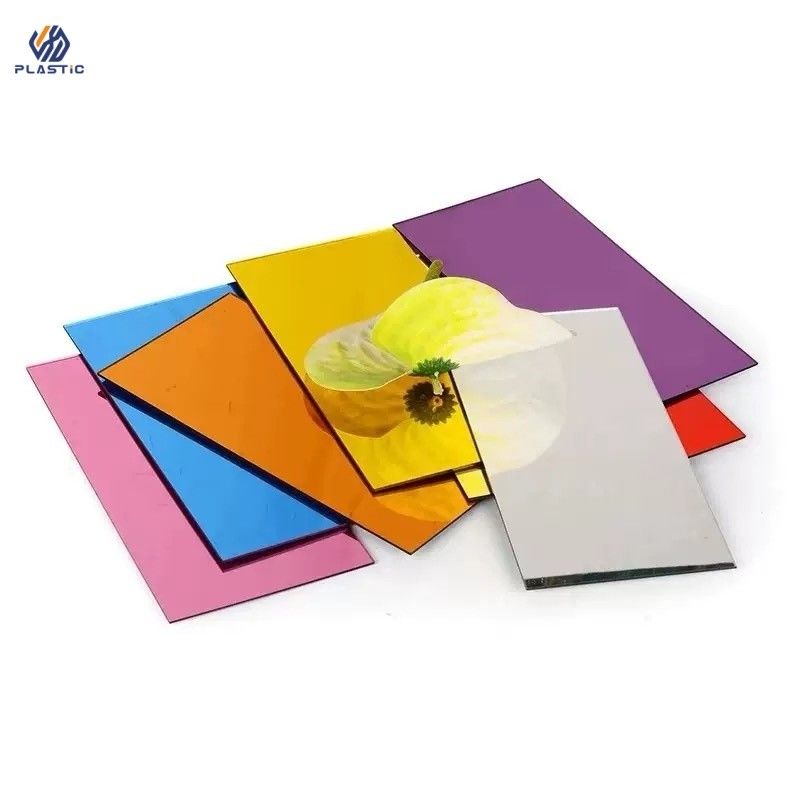 Cuttable Acrylic Mirror Panels , Coloured Acrylic Mirror Sheet For Wall Decorative