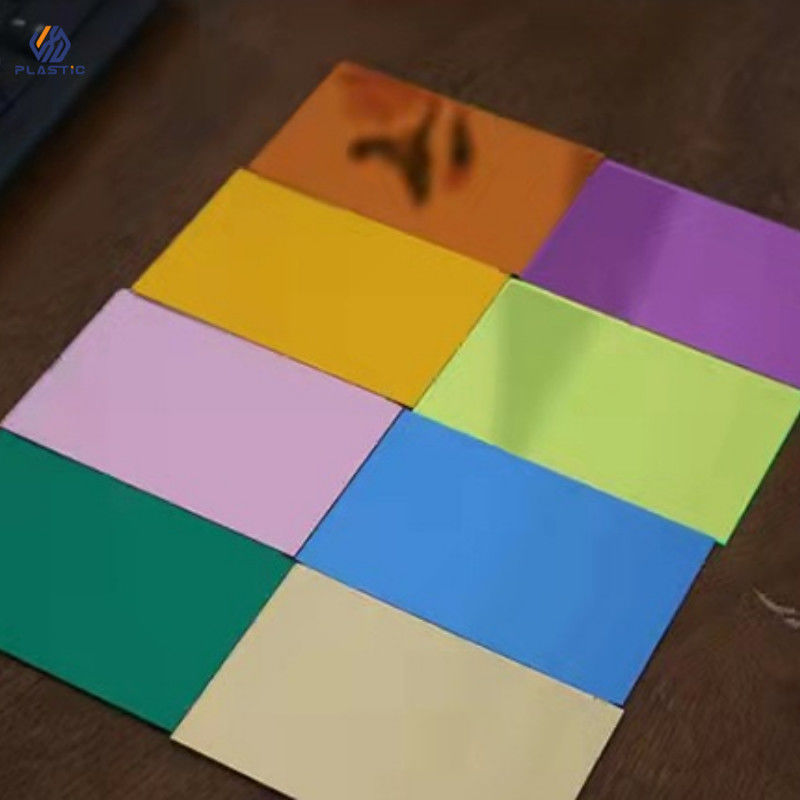 Cuttable Acrylic Mirror Panels , Coloured Acrylic Mirror Sheet For Wall Decorative
