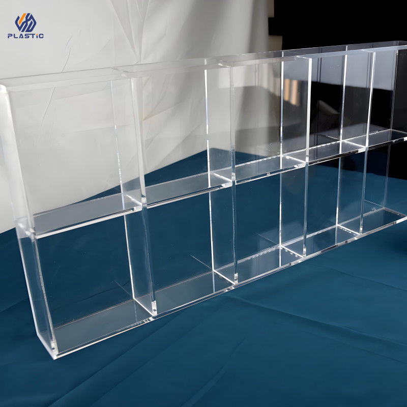 Effortlessly Scratch Resistant Acrylic Storage Box Clear Stacking For Store And Display