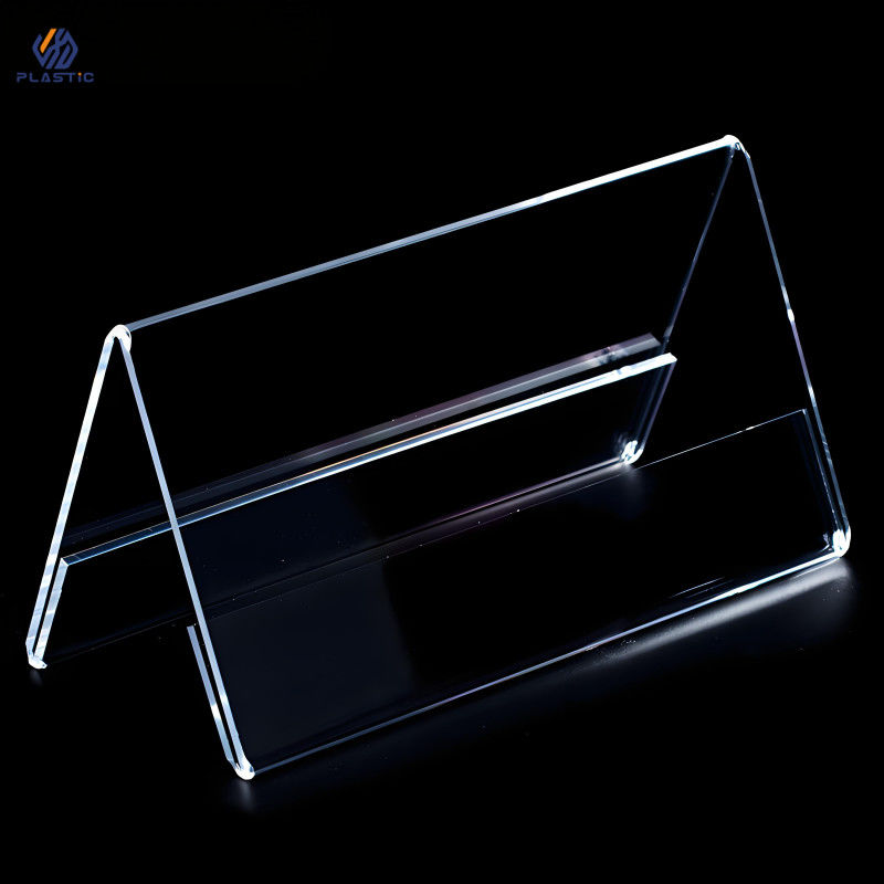 A3 A4 A5 Size Acrylic Sign Display Stands For Shopping Malls And Supermarkets