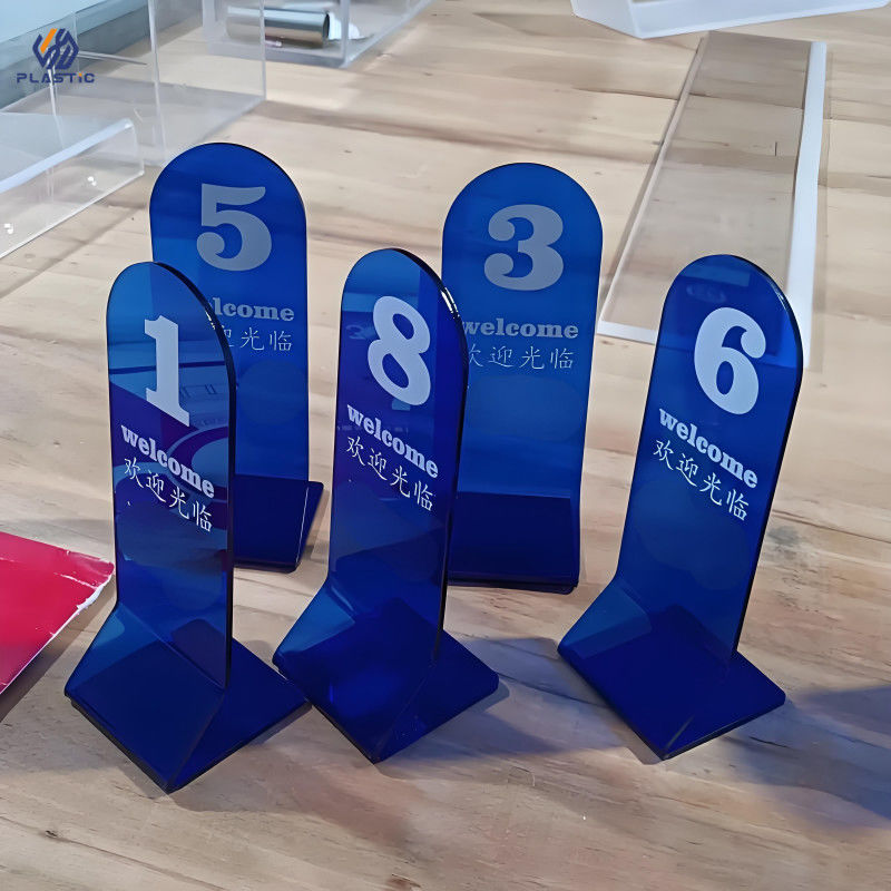 A3 A4 A5 Size Acrylic Sign Display Stands For Shopping Malls And Supermarkets