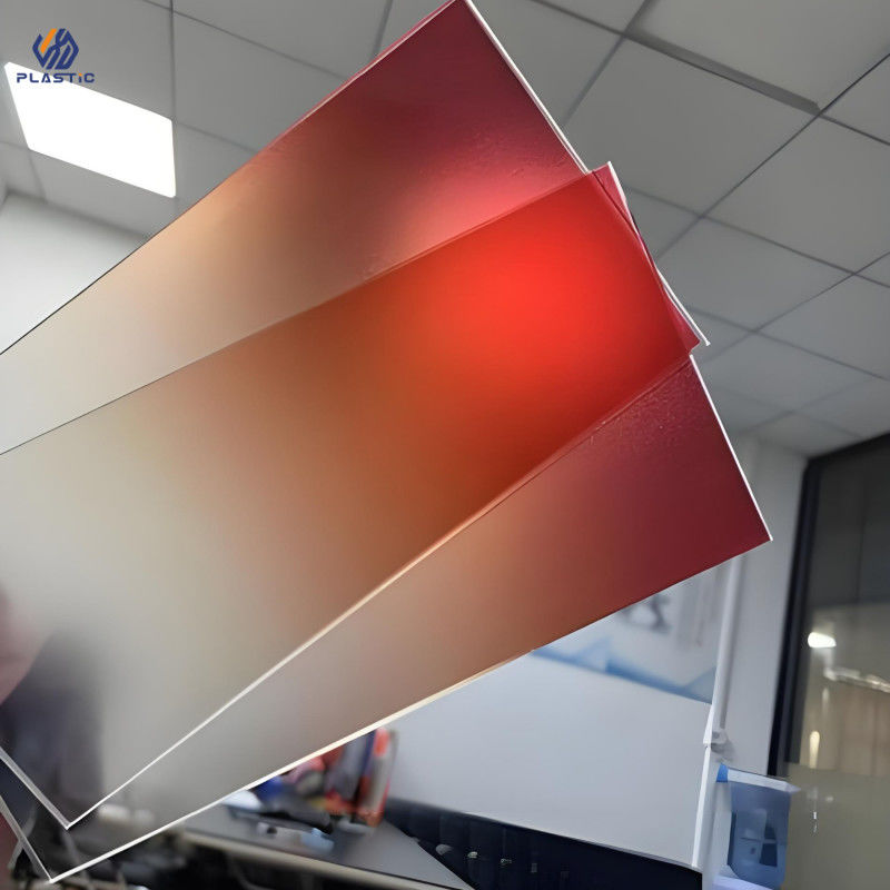 White Color Acrylic Frosted Sheet Chemical Resistance Frosted Lucite Panels