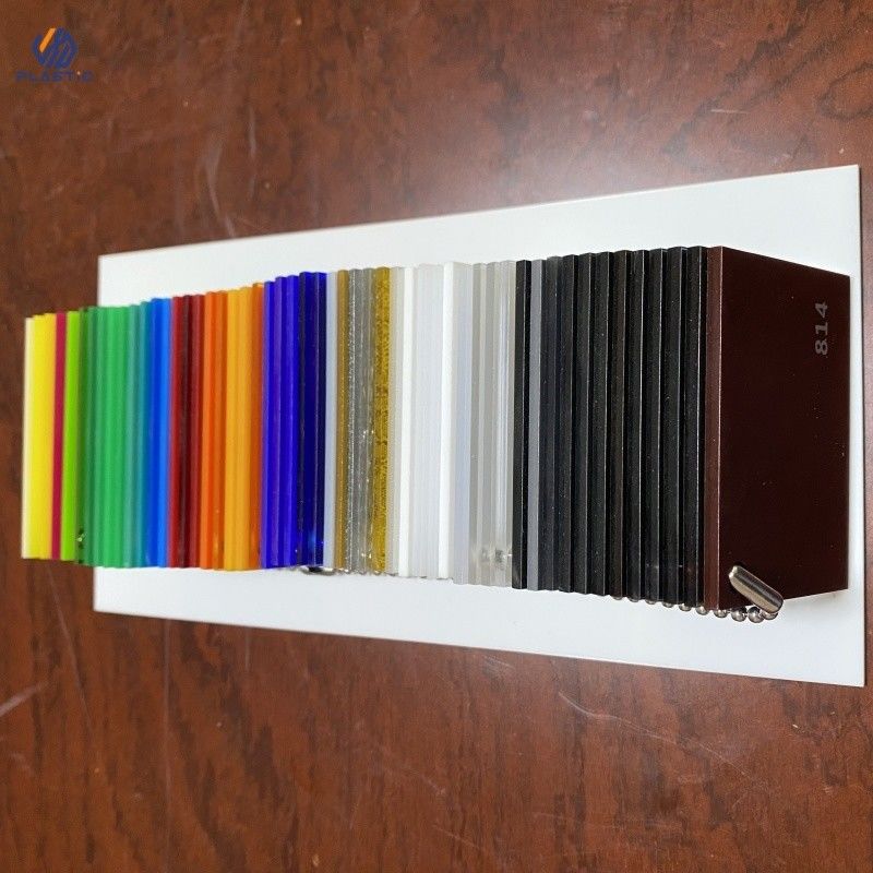 1.2g/Cm3 Density Colored Acrylic Sheets Cast Process For Retail And Advertising Displays