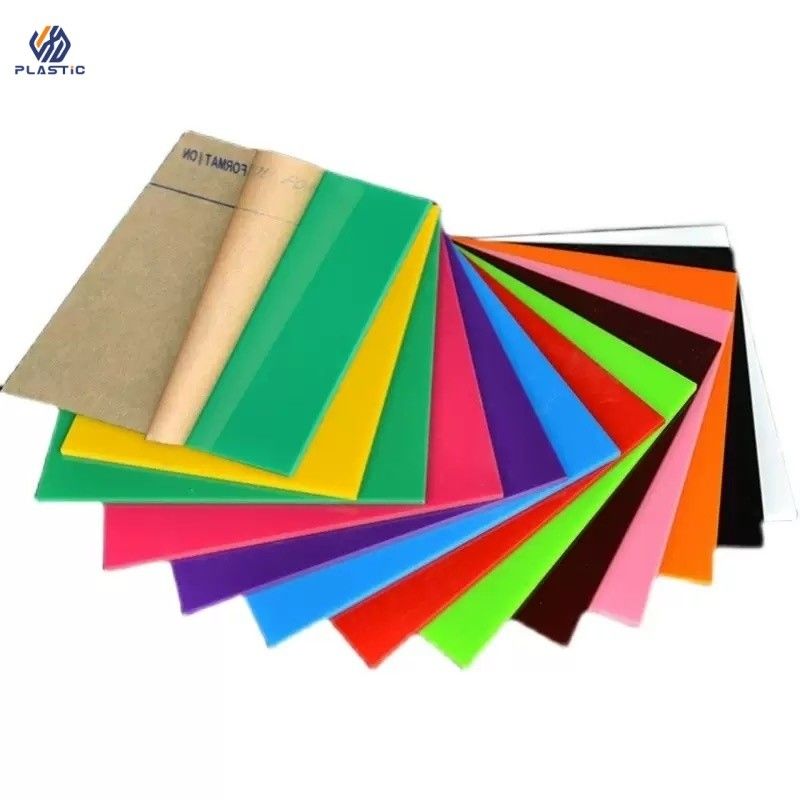 Transparent / Opaque Color Acrylic Sheet High Impact Resistance 1.5mm-300mm Thick