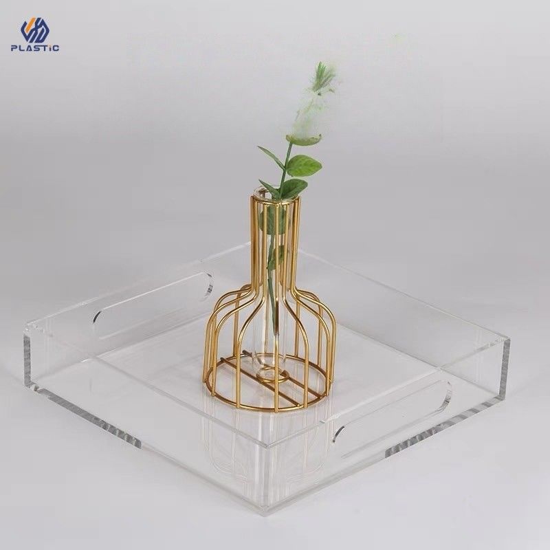 100% PMMA Waterproof Acrylic Desk Organizer Tray Organizer for Storage