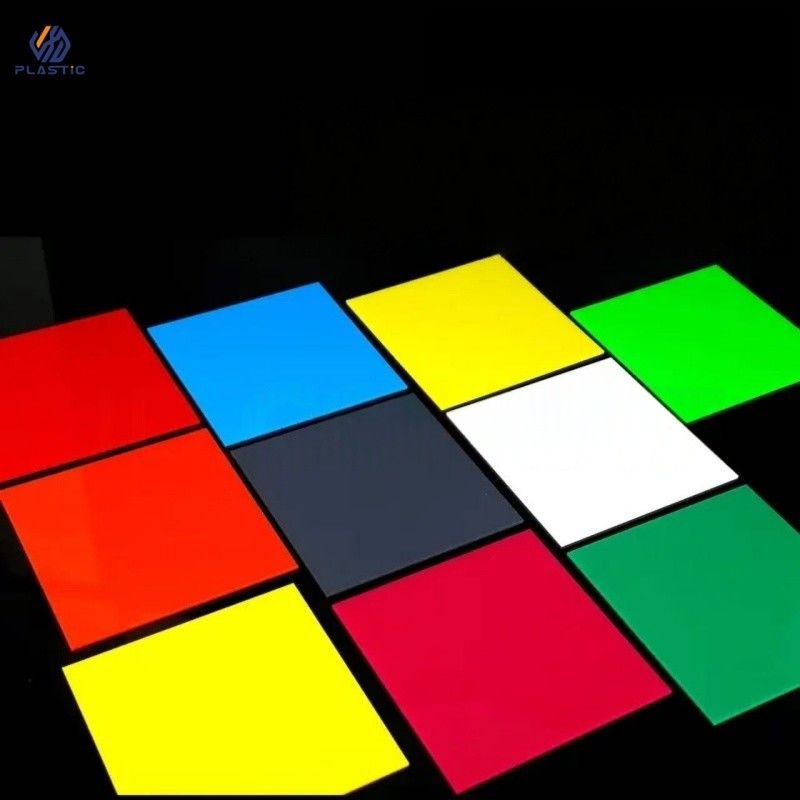 Red Blue Green Multicolor Acrylic Sheets , Cast Acrylic Panels UV Resistance