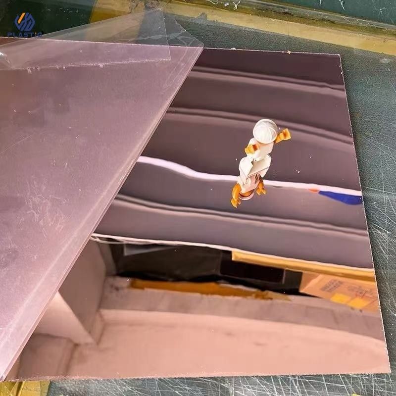 Eco friendly Mirror Acrylic Sheet 0.6mm Thickness For Production Line