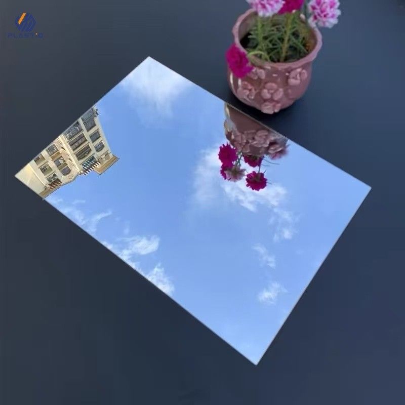 Eco friendly Mirror Acrylic Sheet 0.6mm Thickness For Production Line