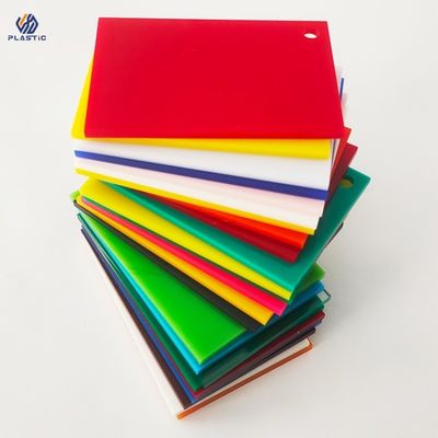 1250x1850mm Warna Acrylic Plastic Sheet Resistensi Kimia Cast Acrylic Panel