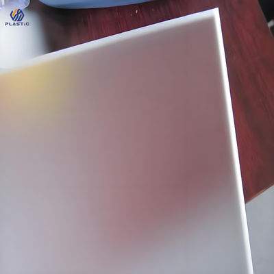Warna Putih Akrilik Frosted Sheet Resistensi Kimia Frosted Lucite Panel