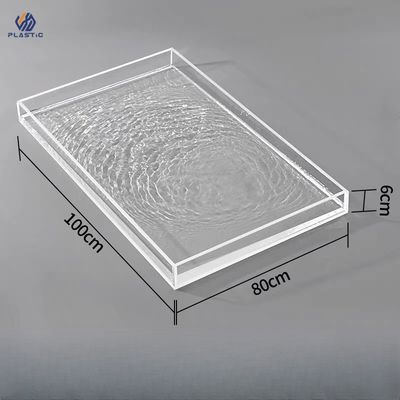Organizzatore da tavolo acrilico 100% PMMA impermeabile Organizzatore da tavolo per lo stoccaggio